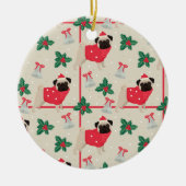 kerstversiering keramisch ornament (Voorkant)