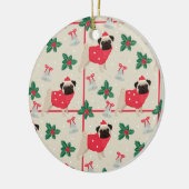 kerstversiering keramisch ornament (Links)