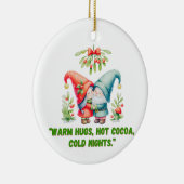 kerstversiering keramisch ornament (Rechts)