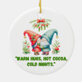 kerstversiering keramisch ornament (Achterkant)