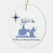 kerstversiering keramisch ornament (Links)