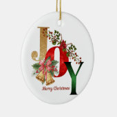 kerstversiering keramisch ornament (Rechts)