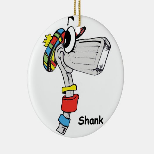 kerstversiering keramisch ornament (Rechts)