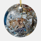 kerstversiering keramisch ornament (Voorkant)