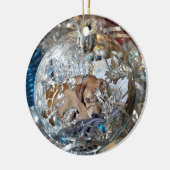 kerstversiering keramisch ornament (Links)