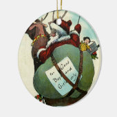 kerstversiering keramisch ornament (Links)