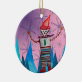 Kerstversiering Keramisch Ornament (Rechts)