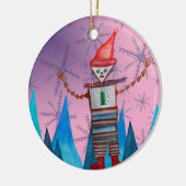 Kerstversiering Keramisch Ornament (Links)