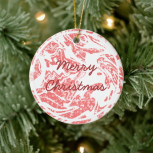 kerstversiering keramisch ornament