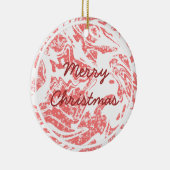 kerstversiering keramisch ornament (Rechts)