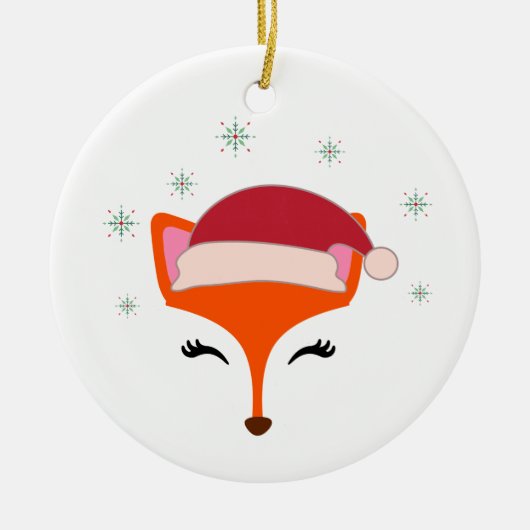 kerstversiering keramisch ornament (Voorkant)