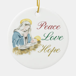 kerstversiering keramisch ornament