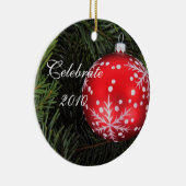 kerstversiering keramisch ornament (Rechts)