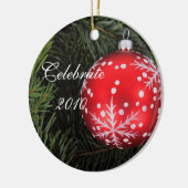 kerstversiering keramisch ornament (Links)