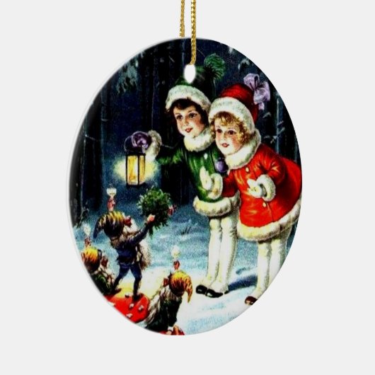 kerstversiering - keramisch ornament (Rechts)