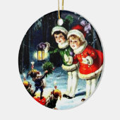 kerstversiering -  keramisch ornament (Links)