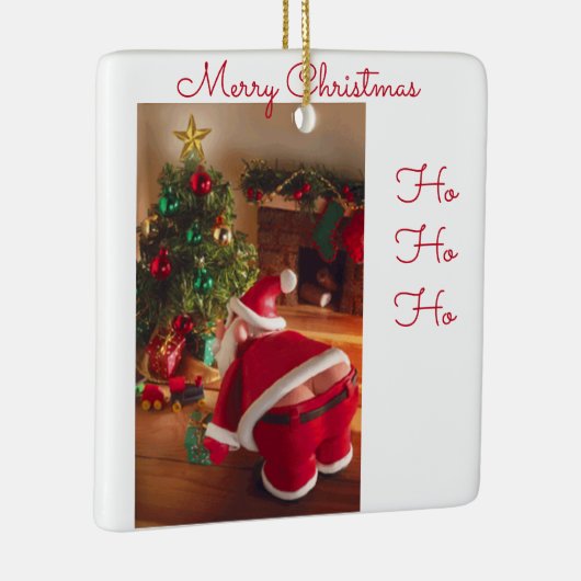 kerstversiering keramisch ornament (Rechts)