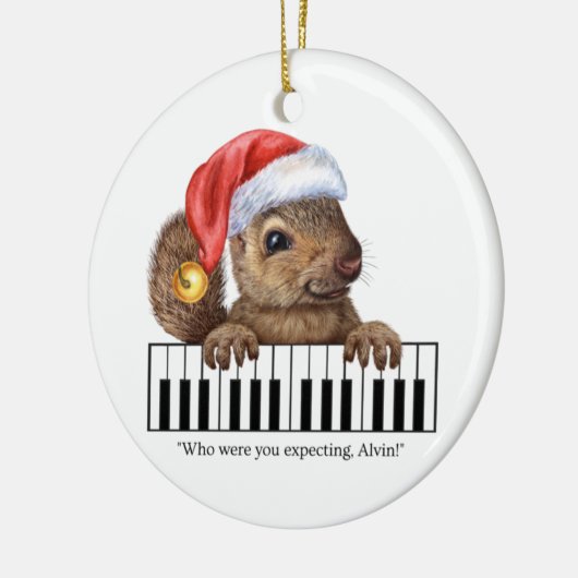 kerstversiering keramisch ornament (Links)