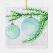 kerstversiering keramisch ornament (Achterkant)