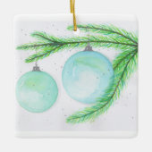 kerstversiering keramisch ornament (Voorkant)