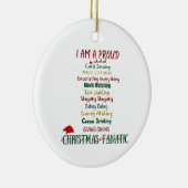 kerstversiering keramisch ornament (Rechts)