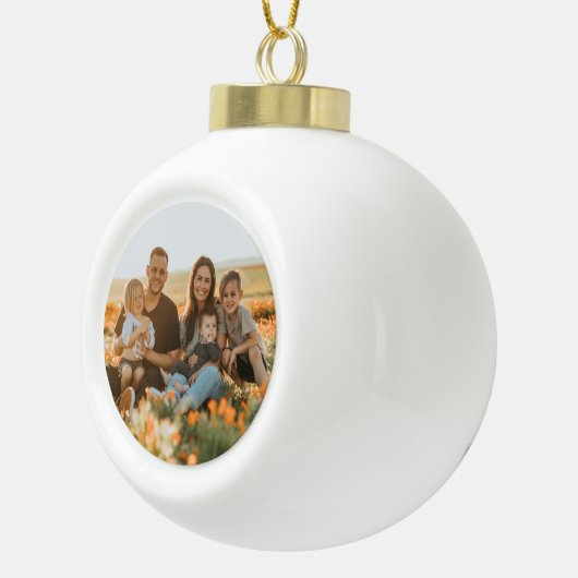 kerstversiering keramische bal ornament (Rechts)