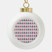 kerstversiering keramische bal ornament (Voorkant)