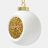 Kerstversiering Keramische Bal Ornament (Rechts)