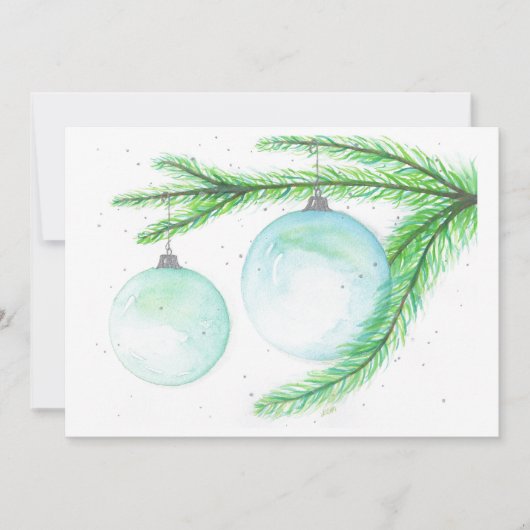 Kerstversiering Kerst Kaarten (Voorkant)