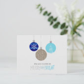 Kerstversiering Kerst Winter Ansichtkaart Feestdagenkaart (Staand voorkant)