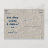 Kerstversiering Kerst Winter Ansichtkaart Feestdagenkaart (Achterkant)