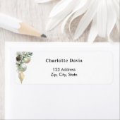 Kerstversiering kerstballen retouradres etiket (Insitu)