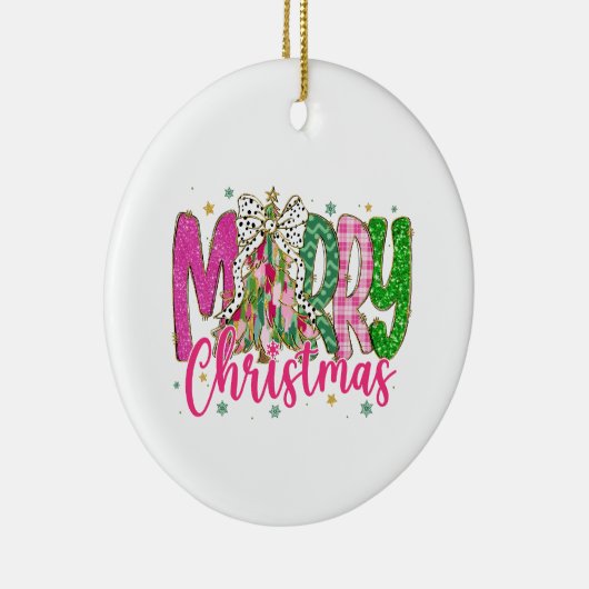 Kerstversiering, kerstcadeau keramisch ornament (Rechts)