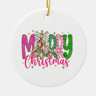 Kerstversiering, kerstcadeau keramisch ornament