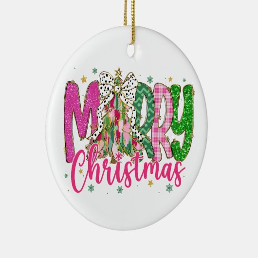 Kerstversiering - Kerstdecoratie Keramisch Ornament (Rechts)