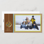 Kerstversiering - Kerstfotokaart Feestdagenkaart (Voorkant / Achterkant)