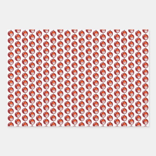 kerstversiering kerstvakantievariëteit inpakpapier vel (Voorkant 2)