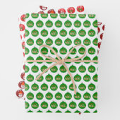 kerstversiering kerstvakantievariëteit inpakpapier vel (In situ)