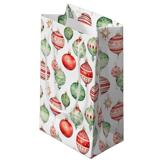 kerstversiering klein cadeauzakje (Voorkant Gekanteld)