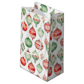 kerstversiering klein cadeauzakje (Achterkant Gekanteld)