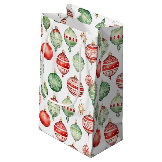 kerstversiering klein cadeauzakje (Achterkant Gekanteld)