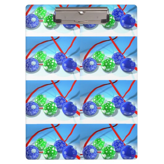 kerstversiering klembord (Voorkant)