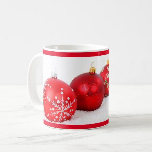 kerstversiering koffiemok (Voorkant links)