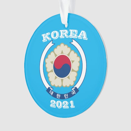kerstversiering Korea Trip Ornament (voorkant)