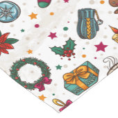 kerstversiering korte tafelloper (Hoek)