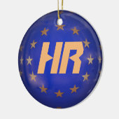 kerstversiering Kroatië Keramisch Ornament (Links)