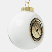 KERSTVERSIERING KUNST EN ONTWERP KERAMISCHE BAL ORNAMENT (Links)