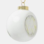 KERSTVERSIERING KUNST EN ONTWERP KERAMISCHE BAL ORNAMENT (Links)