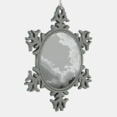 KERSTVERSIERING KUNST EN ONTWERP TIN SNEEUWVLOK ORNAMENT (Links)