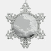 KERSTVERSIERING KUNST EN ONTWERP TIN SNEEUWVLOK ORNAMENT (Voorkant)